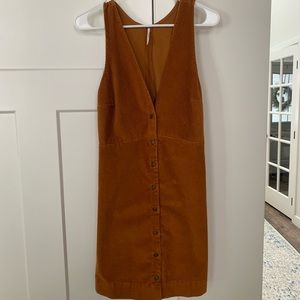 Free People Camel Courdory Dress